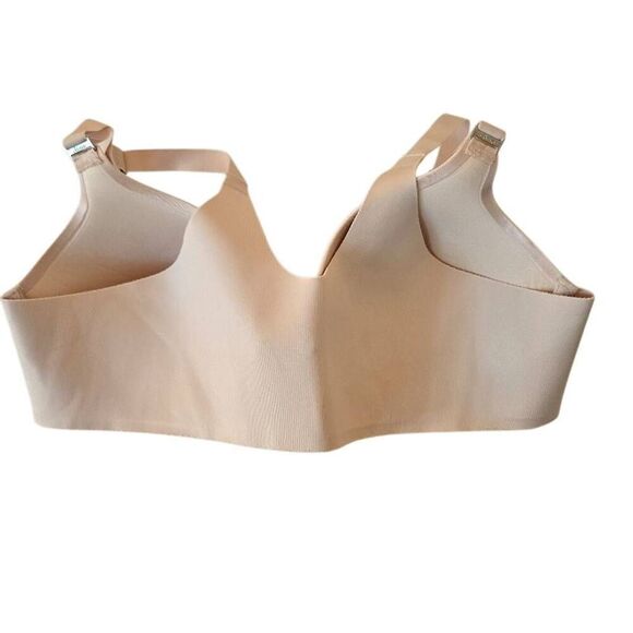 SOMA Front Closure Light Padded Vanishing Back Full Coverage Bra Beige Size 38B - Picture 5 of 9